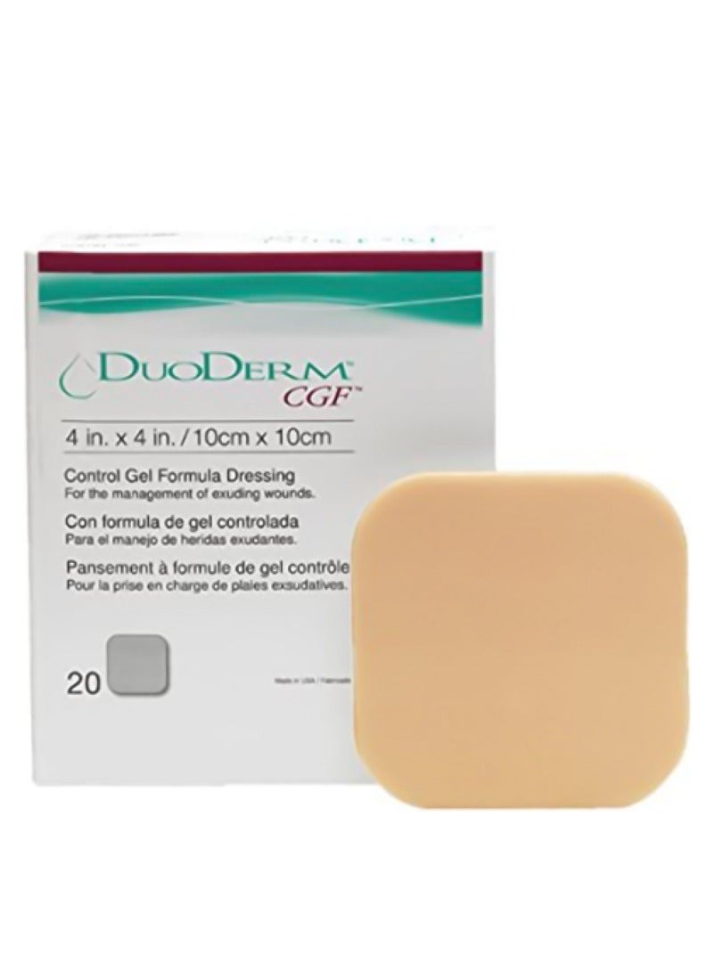 convatec DuoDERM CGF Extra Thin Dressing 10×10 cm – Wound Care - Image 1